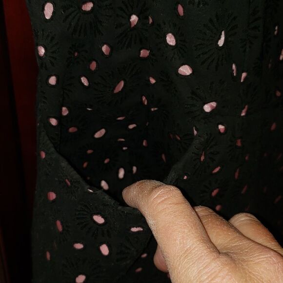 VNTG 50's Black and Pink Shift Sleeveless - Picture 7 of 9